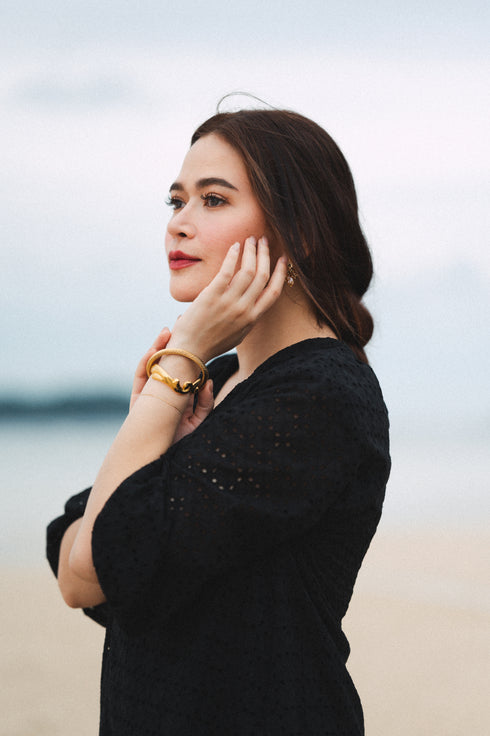 Bela Padilla x Get Spotted: Stella Eyelet Mini Dress